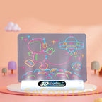 3D Magic Drawing Pad LED Light Colorful Space Ocean Dinosaur Painting Board Kids Educational Toys Grow Playmates Creative Gift Socosytech