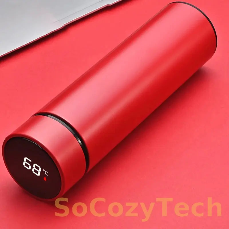 500ML Smart Thermos Water Bottle Stainless Steel Insulation Touch Intelligent Temperature Display Vacuum Flasks Cup Digital Mug Socosytech