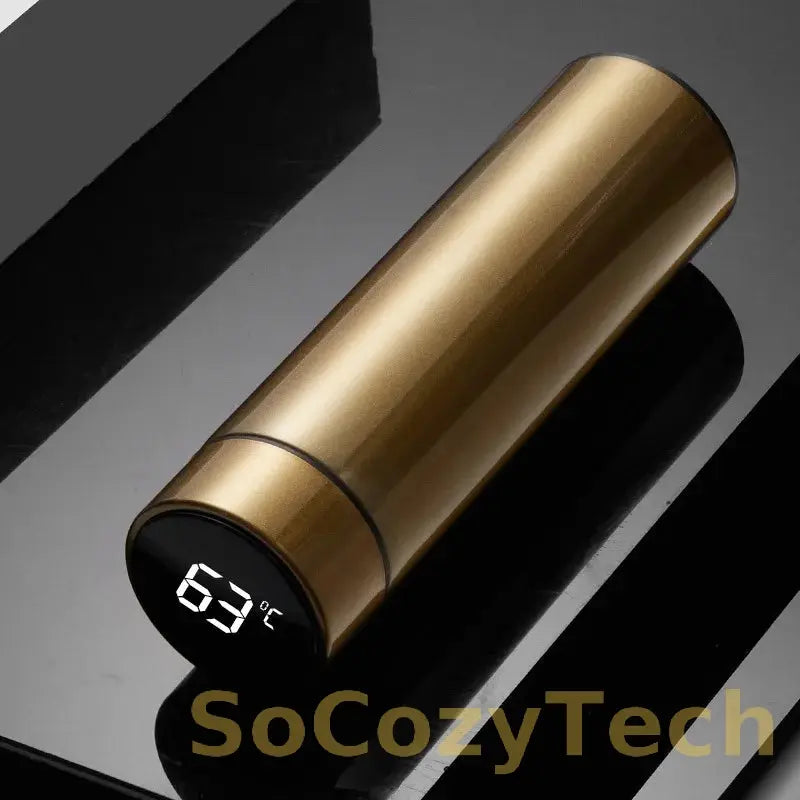 500ML Smart Thermos Water Bottle Stainless Steel Insulation Touch Intelligent Temperature Display Vacuum Flasks Cup Digital Mug Socosytech