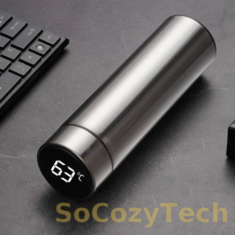 500ML Smart Thermos Water Bottle Stainless Steel Insulation Touch Intelligent Temperature Display Vacuum Flasks Cup Digital Mug Socosytech