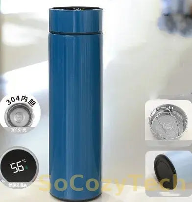 500ML Smart Thermos Water Bottle Stainless Steel Insulation Touch Intelligent Temperature Display Vacuum Flasks Cup Digital Mug Socosytech