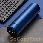 500ML Smart Thermos Water Bottle Stainless Steel Insulation Touch Intelligent Temperature Display Vacuum Flasks Cup Digital Mug Socosytech