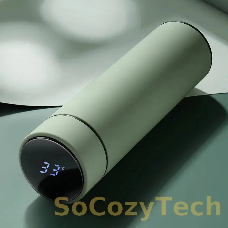 500ML Smart Thermos Water Bottle Stainless Steel Insulation Touch Intelligent Temperature Display Vacuum Flasks Cup Digital Mug Socosytech