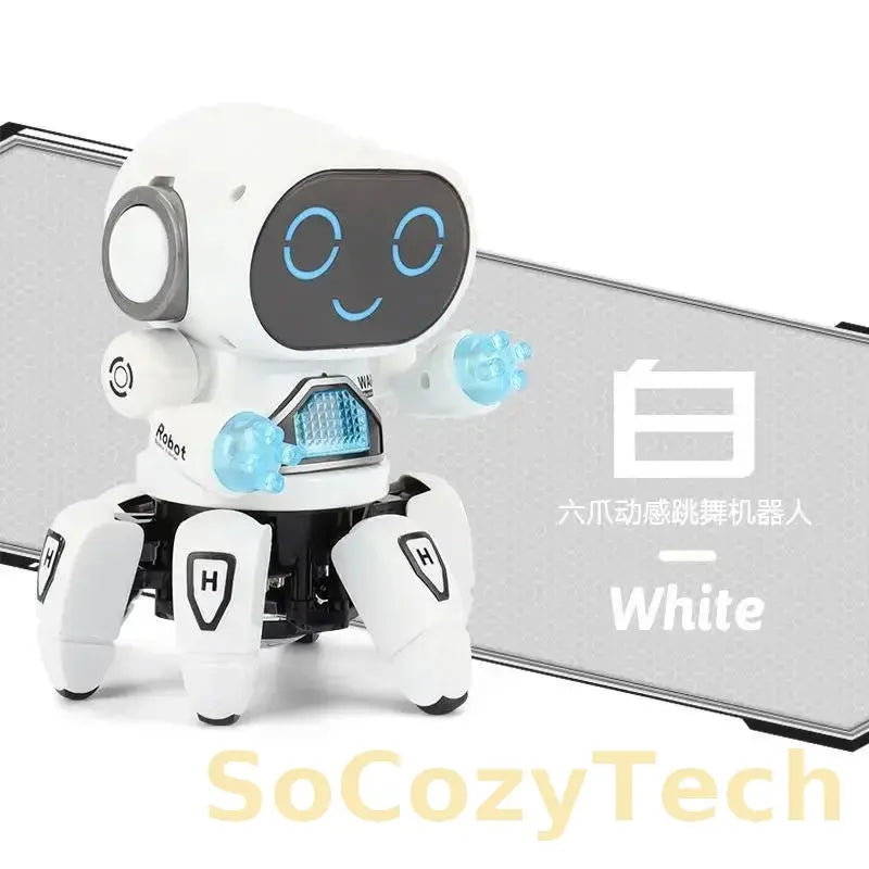 6 Claws Robot Dance Music Early Educational Toys For Children Interactive Electronic Robot Birthday Gifts for Kids Boys Girls Socosytech