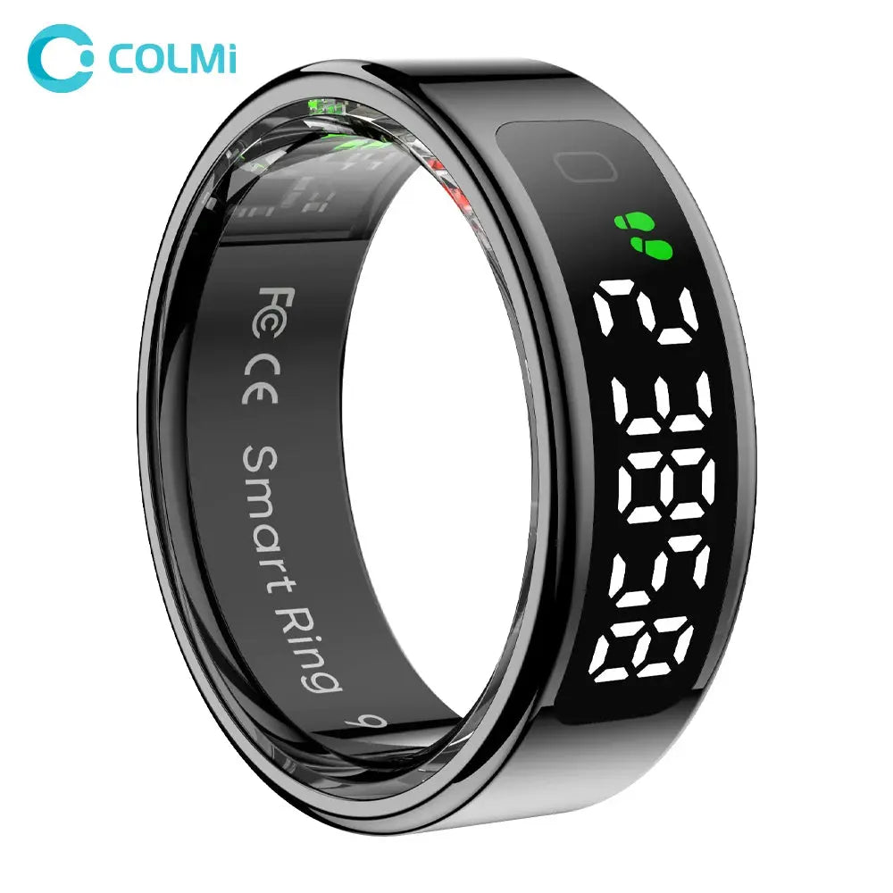 Bague Connectée COLMI R12 – Écran Tactile & Suivi Santé 24/7 - Socosytech