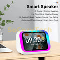 AI Smart Bluetooth 5.4 Speaker Voice assistant HDTouch Screen Display Electronic Album Alarm Clock Hi-fi Stereo Sound Socosytech