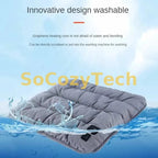 Adjustable Temperature Graphene Seat Cushion Car Winter Plush Seat Cushion 12V Universal Warm USB Electric Heating Seat Cushion Socosytech
