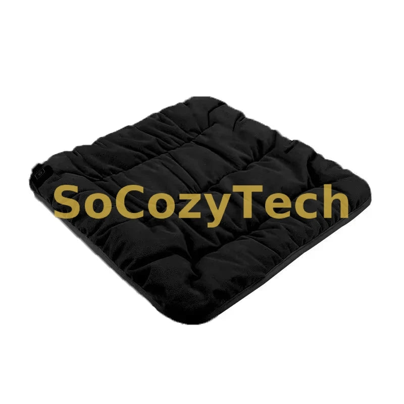 Adjustable Temperature Graphene Seat Cushion Car Winter Plush Seat Cushion 12V Universal Warm USB Electric Heating Seat Cushion Socosytech