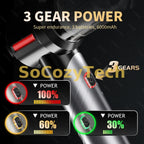 Aspirateur Portable Puissant – Nettoyage Voiture & Maison – Filtre HEPA Socosytech