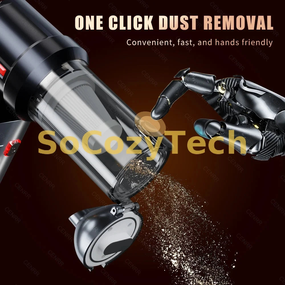 Aspirateur Portable Puissant – Nettoyage Voiture & Maison – Filtre HEPA Socosytech