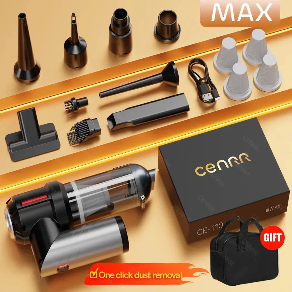 Aspirateur Portable Puissant – Nettoyage Voiture & Maison – Filtre HEPA - Socosytech