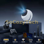 BL360 Projector 4K Android11 5G Wifi 720P Outdoor Home Cinema Auto Keystone Portable Speaker Theater Movie Mini Projectors Socosytech