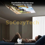 BL360 Projector 4K Android11 5G Wifi 720P Outdoor Home Cinema Auto Keystone Portable Speaker Theater Movie Mini Projectors Socosytech