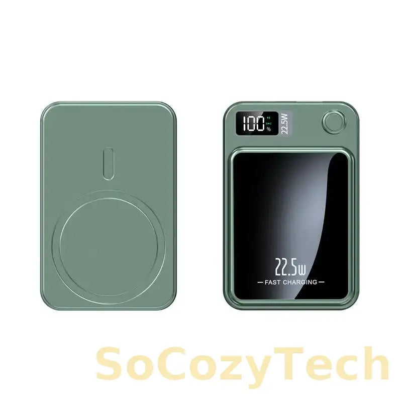 Batterie Externe 30000mAh Magnétique 15W – Charge Rapide & Sans Fil Socosytech
