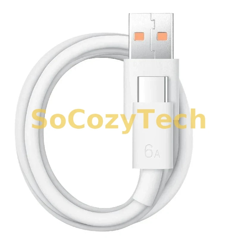 Câble SuperCharge 66 W USB-C – Charge Rapide Universelle pour Huawei / Android / Tablettes SoCozyTech