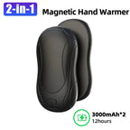 Chauffe-Mains Magnétiques 2-en-1 – Double Chauffe Portative & Recharge USB - Socosytech