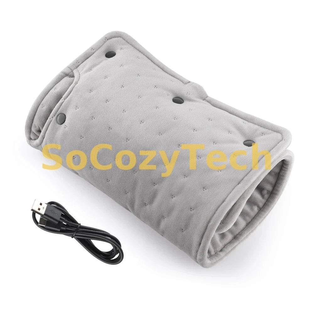 Chauffe-Mains USB Réutilisable – Coussin Chauffant Hiver Doux & Confort Socosytech