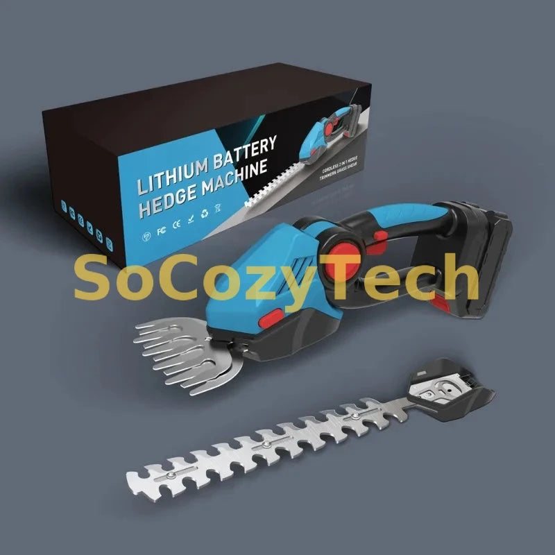 Cisaille & Taille-Haies 2-en-1 – Brushless – Compatible Makita 18V Socosytech