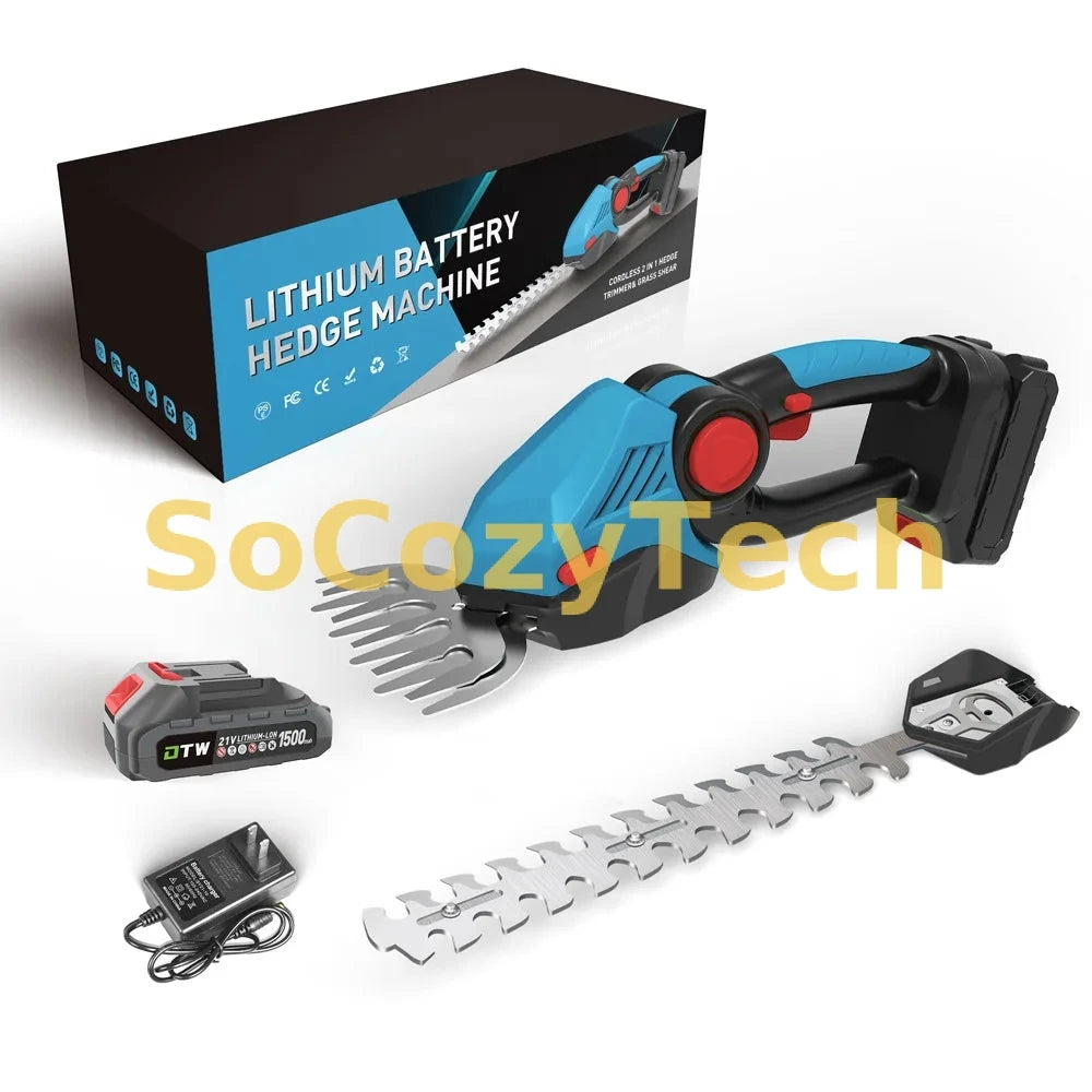 Cisaille & Taille-Haies 2-en-1 – Brushless – Compatible Makita 18V Socosytech
