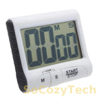Digital Kitchen Timer Display with Strong Magnet Back Stand Hanging Hole Loud Alarm LCD Cooking Clock for Workout Baking Egg Socosytech