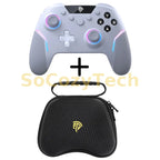 EasySMX X20 Wireless Gamepad Enhanced Controller Compatible with PC/NS/TV/Phone/Laptop, Hall Micro Triggers Joystick RGB Effect Socosytech