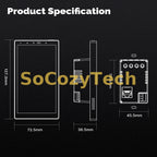 Écran de Contrôle Intelligent MOES 5" WiFi & ZigBee – Panneau Tactile avec Alexa Intégrée, Passerelle ZigBee et Gestion Domotique Tuya Smart Life Socosytech