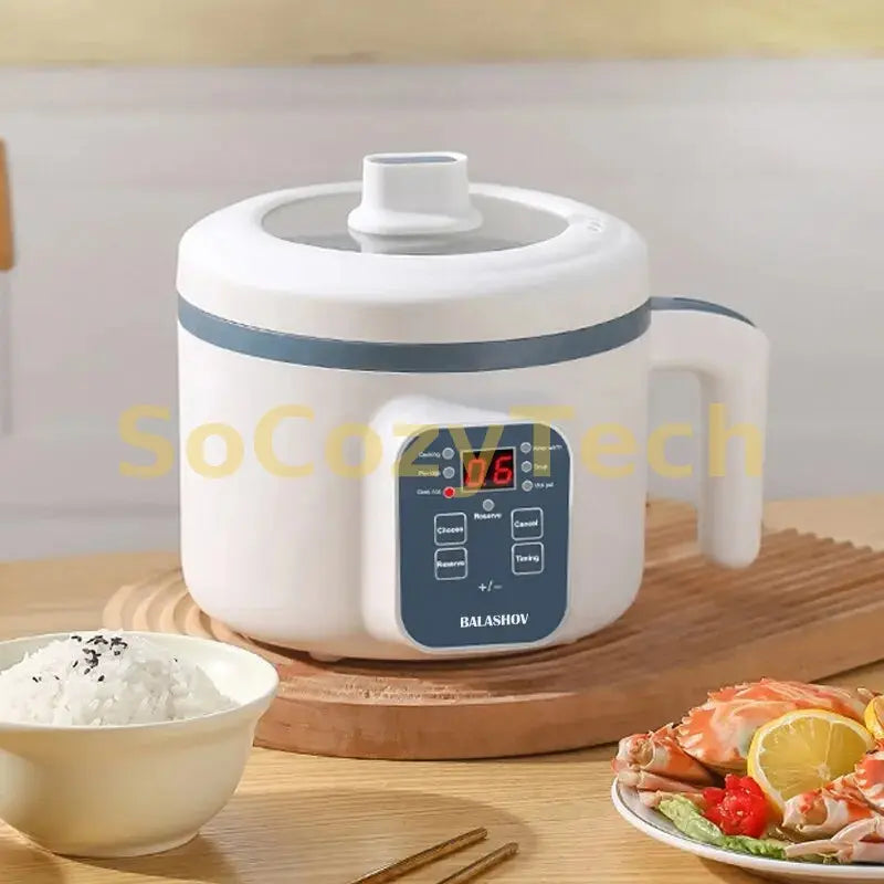 Electric Rice Cooker Single Double Layer 220V Multi Cooker Non-Stick Smart Mechanical MultiCooker Steamed Rice Pot For Home Socosytech
