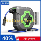 Enrouleur Automatique Tuyau à Air – Atelier & Compresseur (20 m) Socosytech