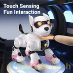 Funny RC Robot Electronic Dog Stunt Dog Voice Command Programmable Touch-sense Music Song Robot Dog for Boy Girls Children Toys Socosytech