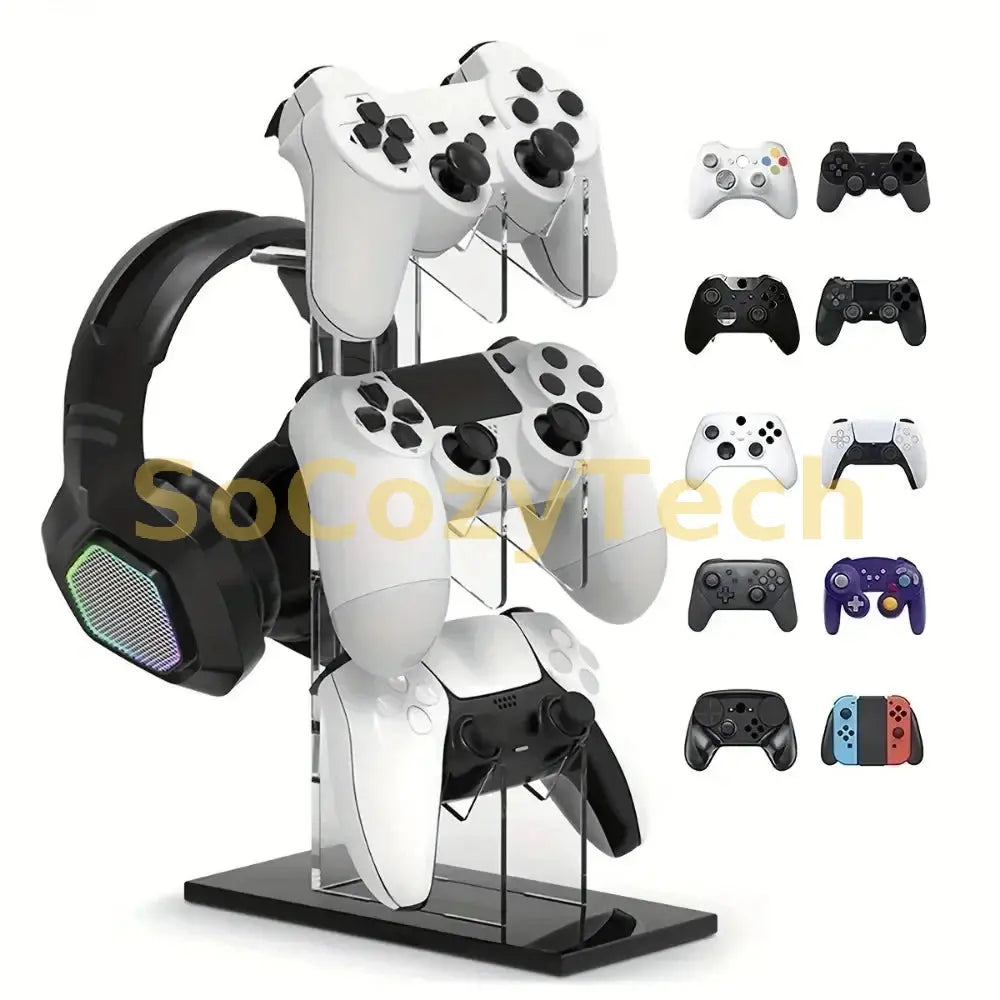 Game Controller Stand For Playstation 5 4 3 2 PS5 PS4 PS3 Dualsense Dualshock Switch Pro Xbox Control Accessories Holder Support Socosytech