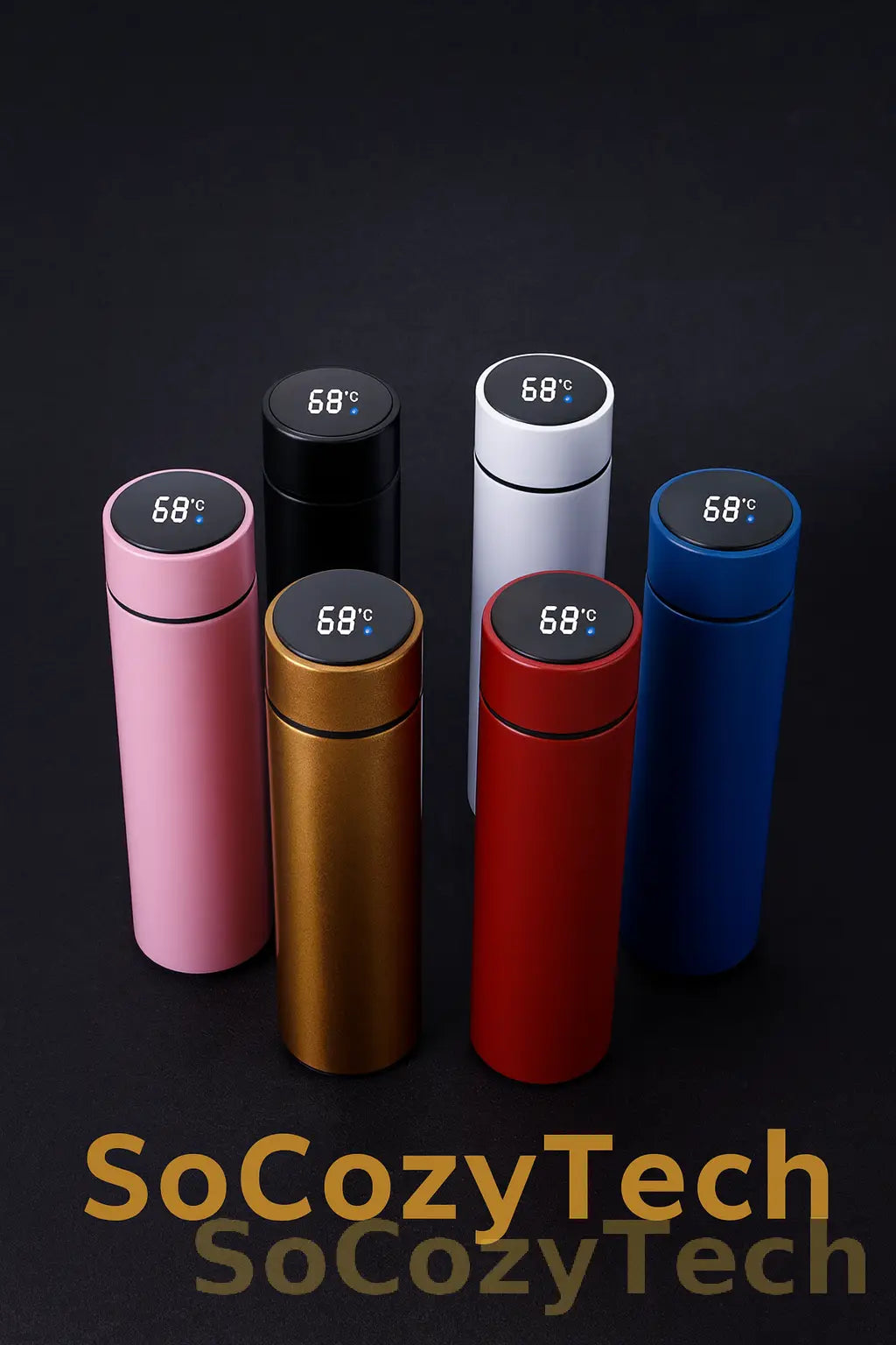 Gourde Isotherme Intelligente 500 ml – Affichage Température LED Socosytech