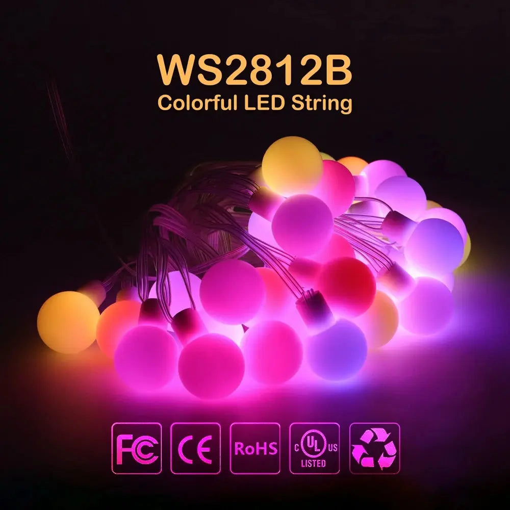 Guirlande LED RGB à Effets – 30/60 LEDs – Contrôle Télécommande ou App - Socosytech