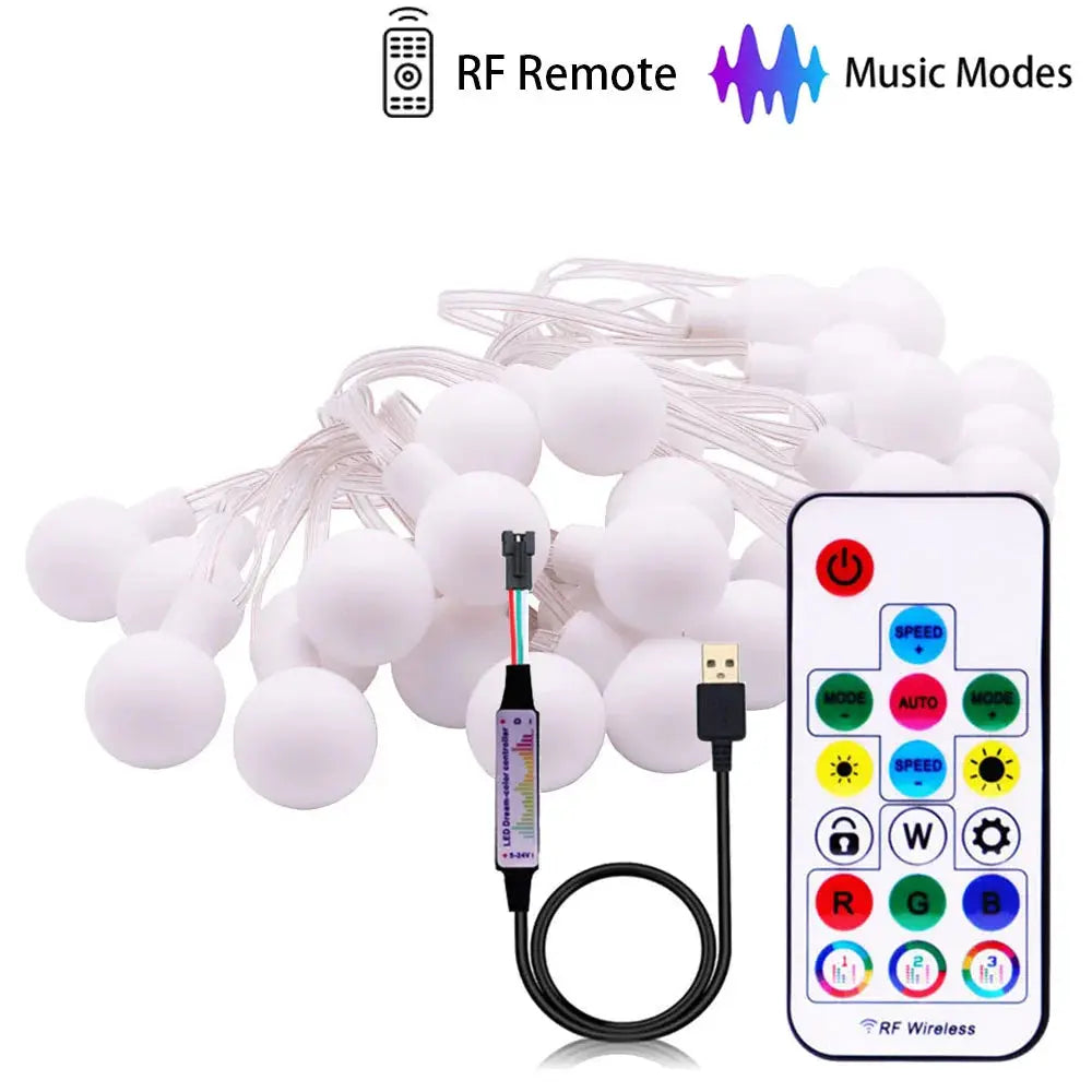 Guirlande LED RGB à Effets – 30/60 LEDs – Contrôle Télécommande ou App - Socosytech