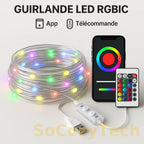 Guirlande LED RGBIC–10m / 20m / 25m–Contrôle App & Télécommande Socosytech