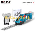 HILDA 2-in-1 Handheld Hedge Trimmer Electric Grass Trimmer Lightweight Shrub Trimmer Green Garden Bush Trimmer Cordless Socosytech