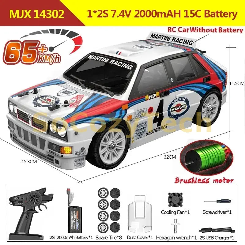 Hyper Go MJX 14301 14302 14303 1/14 4WD RC Car 65km/h Brushless 2.4G Remote Control Car Off-road High Speed RC Cars Truck Toy Socosytech