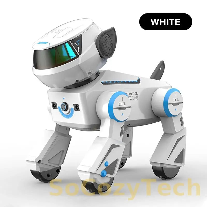 Intelligent Remote Control Robot Dog Electronic Stunt Voice Command Programmable Touch-sense Music Song Children's Toys for Boys Socosytech
