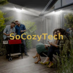 Lampe Solaire Extérieure 100 LED avec Détecteur de Mouvement – Éclairage Automatique Étanche SoCozyTech SoCozyTech