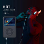 Lecteur MP3 Bluetooth 128Go – HiFi, Écran HD & Haut-Parleur Intégré - Socosytech
