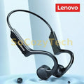 Lenovo X4 Bone Conduction Bluetooth Headphone Sports Earphone Waterproof Wireless Headset with Mic Ear Hook TWS Bass Hifi Stereo Socosytech