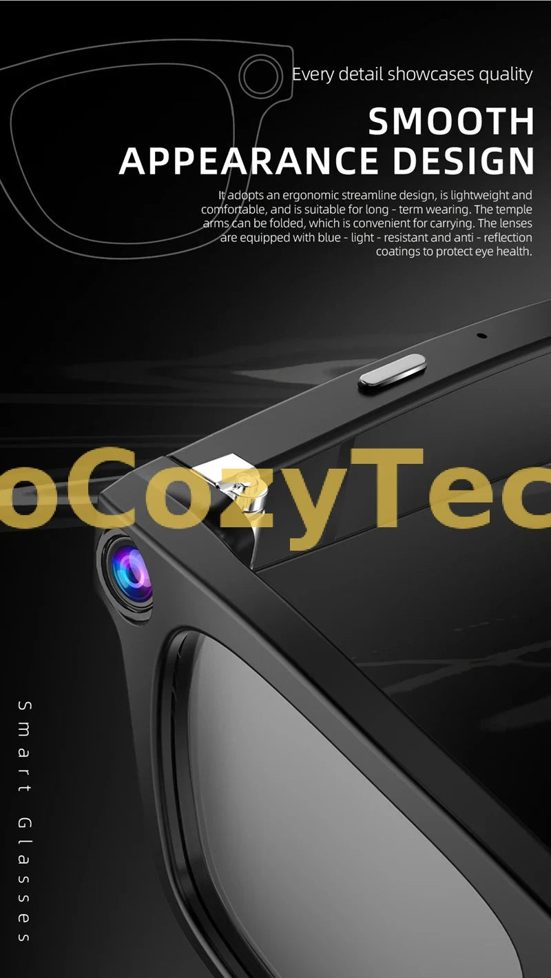 Lunettes Connectées Xiaomi 4K – Caméra & Appels Voix SoCozyTech