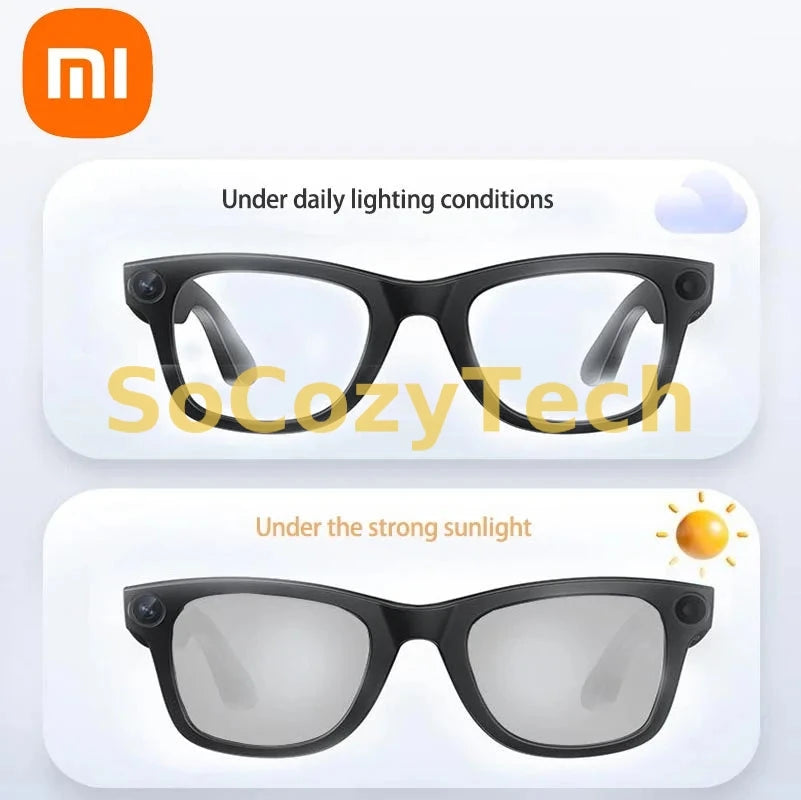 Lunettes Connectées Xiaomi 4K – Caméra & Appels Voix SoCozyTech