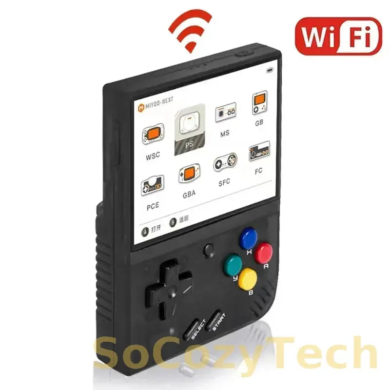 MIYOO Mini Plus Portable Retro Handheld Game Console V2 Mini+ IPS Screen Classic Video Game Console Linux System Children's Gift Socosytech