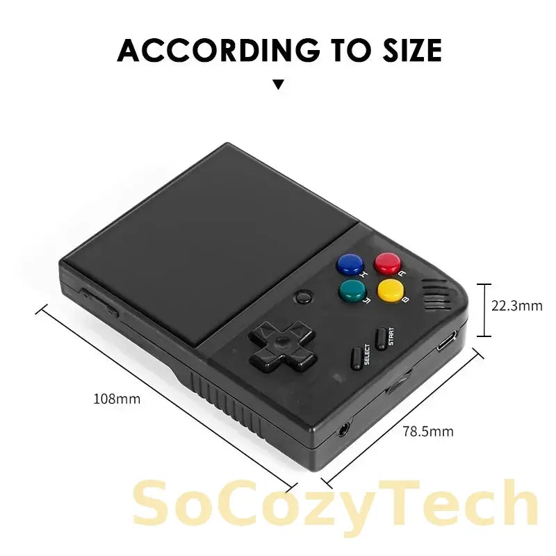 MIYOO Mini Plus Portable Retro Handheld Game Console V2 Mini+ IPS Screen Classic Video Game Console Linux System Children's Gift Socosytech