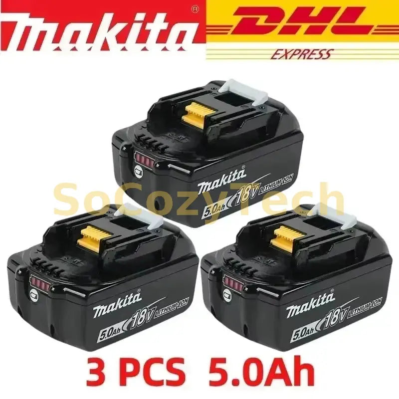 Makita 18V battery for Makita 18V power tools The 18V Makita BL1860B rechargeable battery can replace BL1850B LXT400 Socosytech