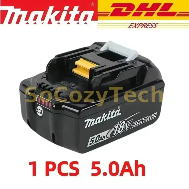 Makita 18V battery for Makita 18V power tools The 18V Makita BL1860B rechargeable battery can replace BL1850B LXT400 Socosytech