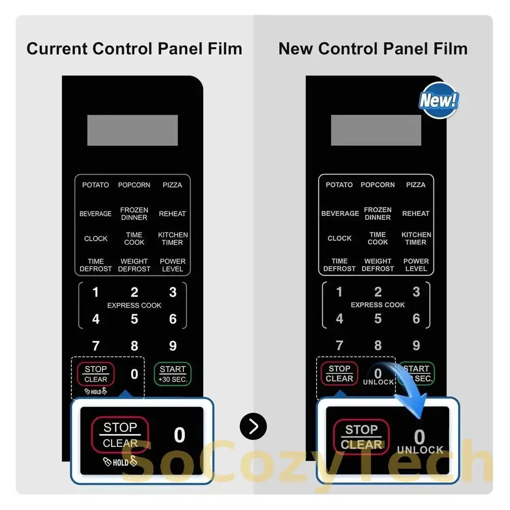 Micro-ondes Compact 700W – Affichage LED & Décongélation Rapide (0,7 cu ft) Socosytech