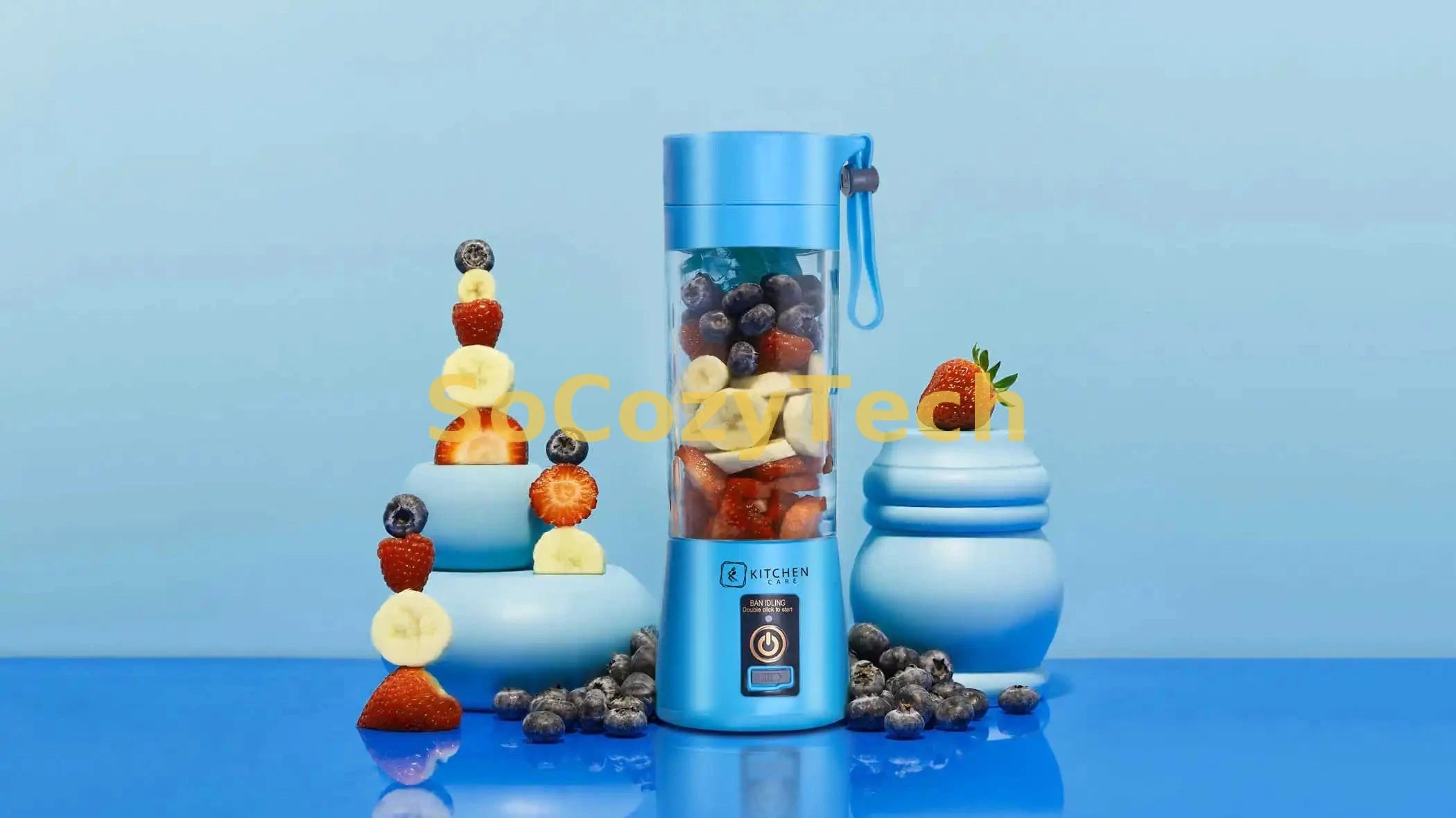 Mini Blender Portable USB – Smoothies & Shakes SoCozyTech