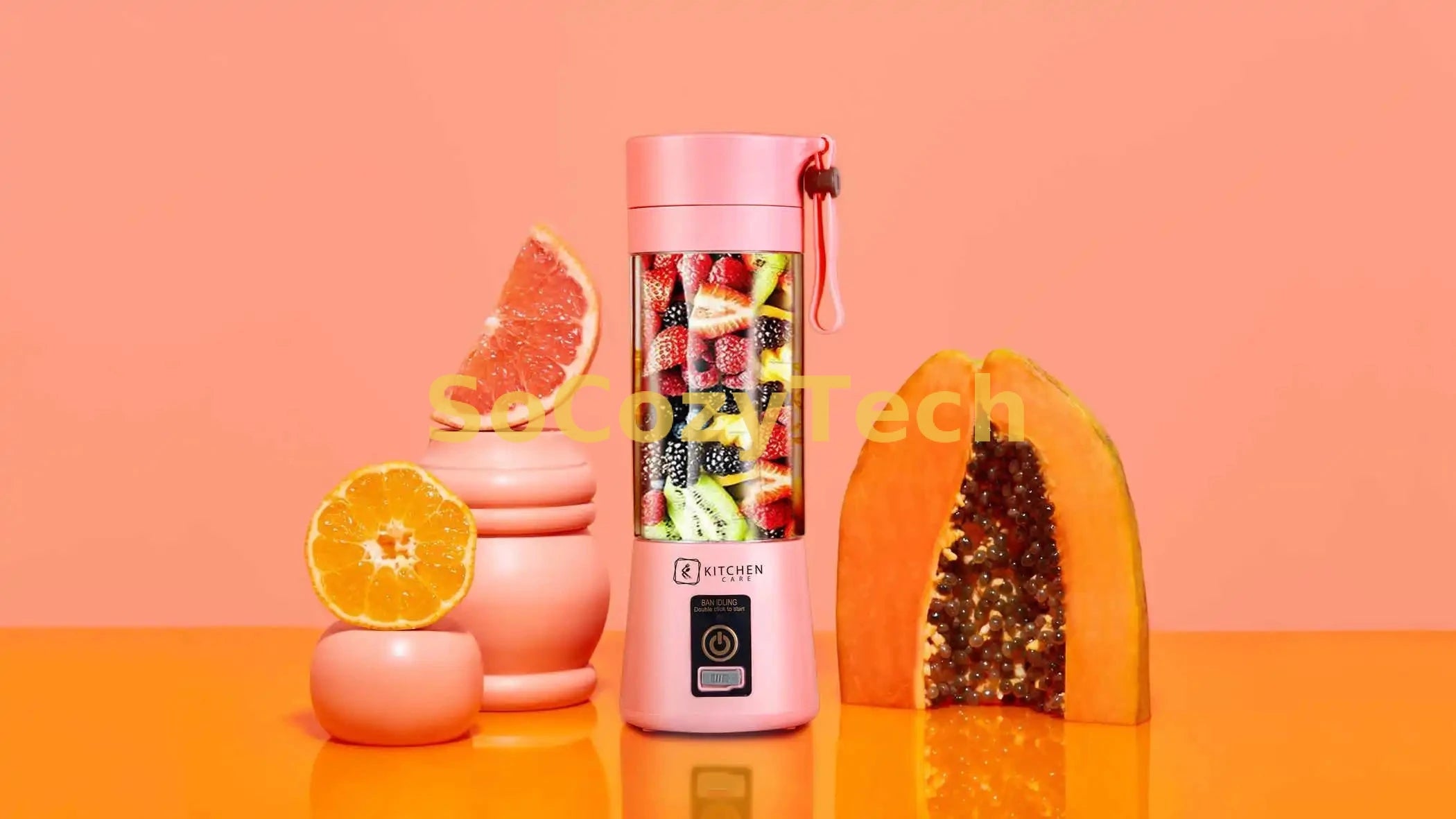 Mini Blender Portable USB – Smoothies & Shakes SoCozyTech