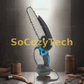 Mini Tronçonneuse Électrique 6” – Sans Fil, Jardin & Bricolage Socosytech